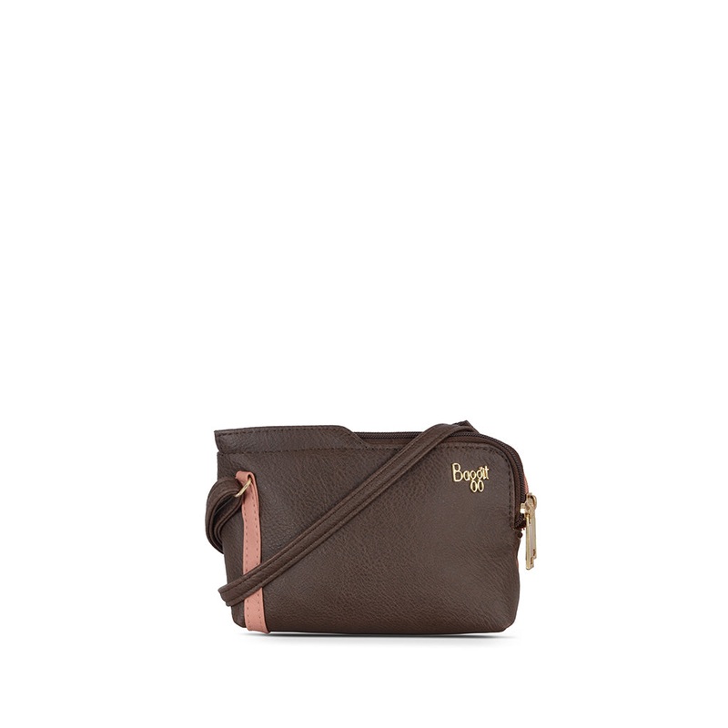 Micy Brown Large Satchel Sling Bag