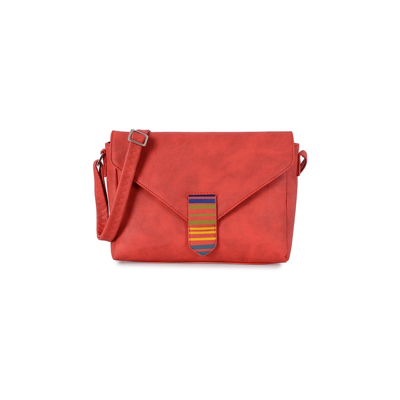 Mugsy Red Small Satchel Bag