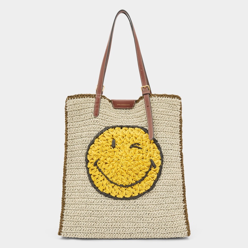 Raffia N/S Wink Tote