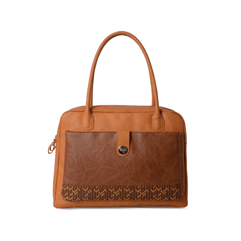 Recap Mustard Large Tote Bag
