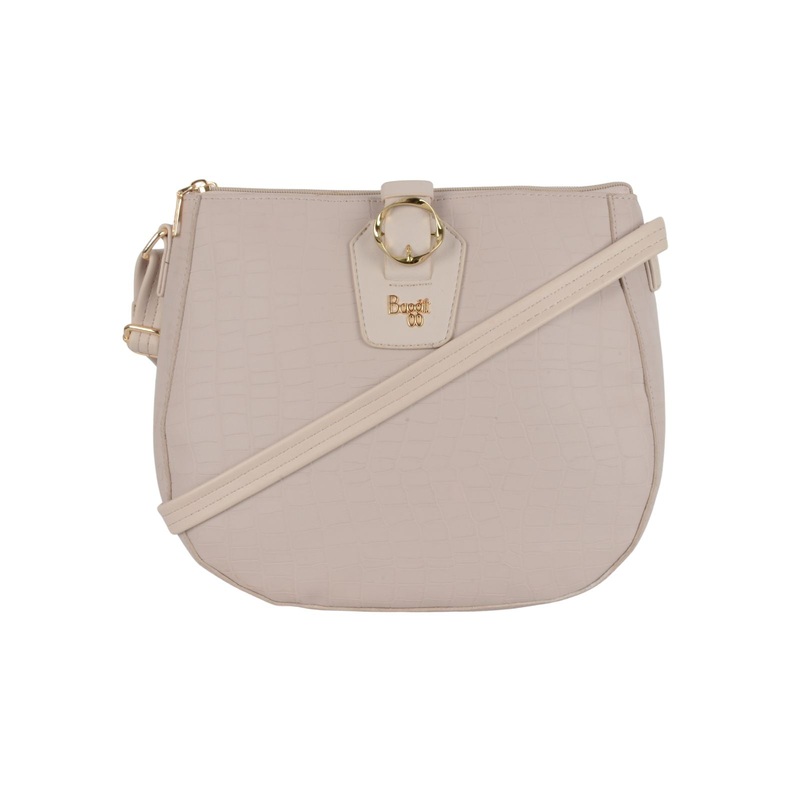 Taber Grey Medium Saddle Bag