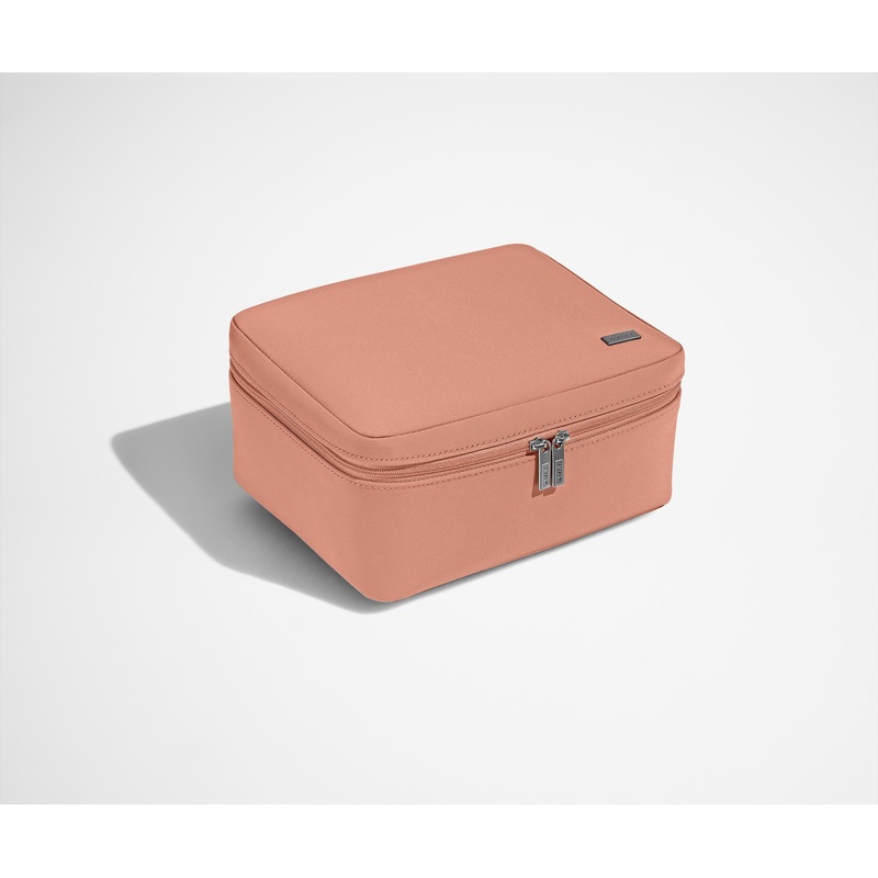 The Cosmetics Bag in Clay Pink