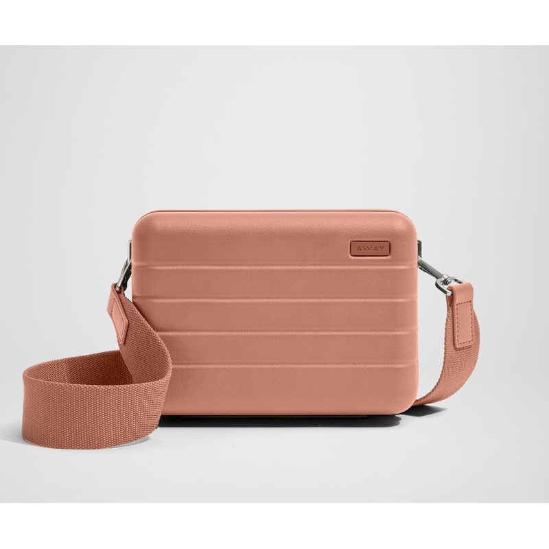 The Mini Crossbody in Clay Pink