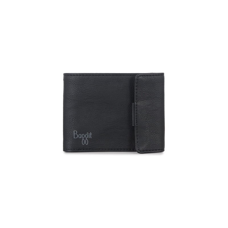 Value Black Small Three Fold Wallet