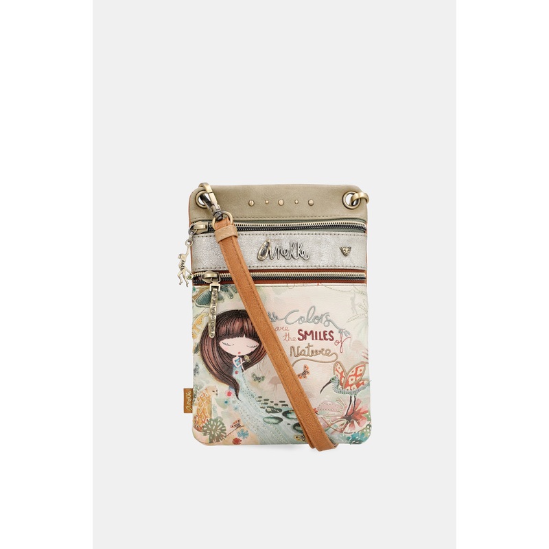 Amazonia mini crossbody bag with double compartment