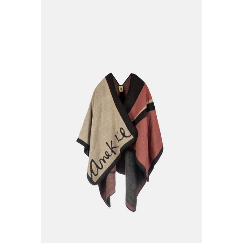 Anekke printed poncho