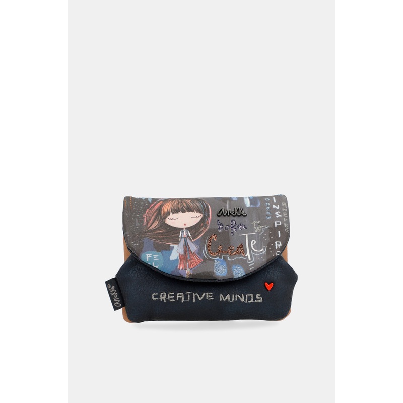 Contemporary flap coin purse