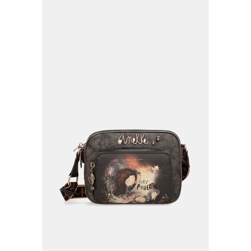 Dreamverse 3-compartment medium crossbody bag