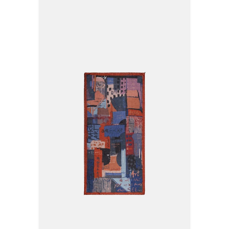 Kyomu blue scarf