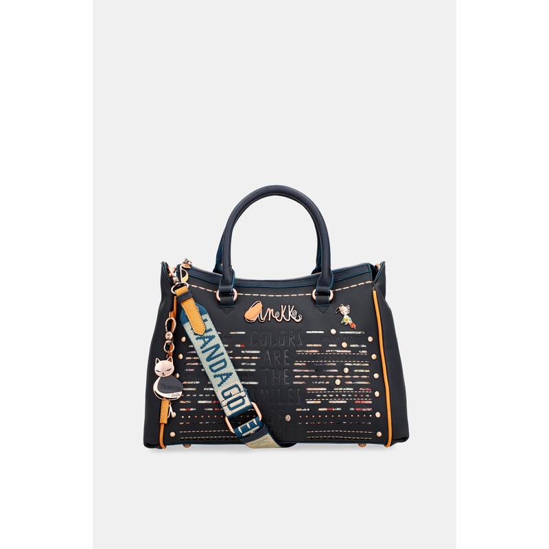 Nature Pachamama navy blue doctor bag