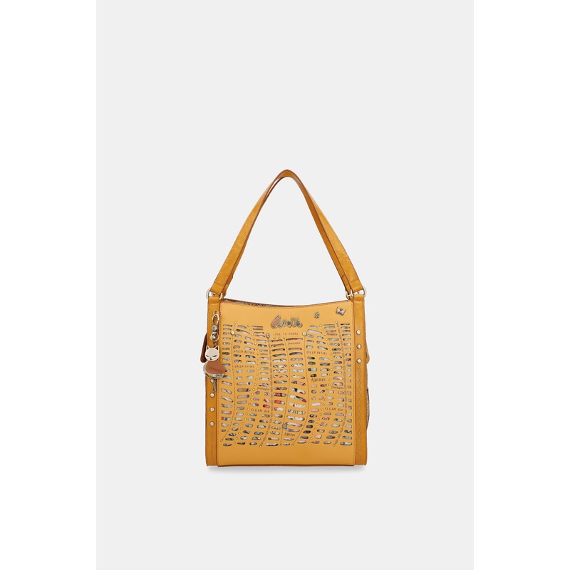 Nature Pachamama ochre crossbody bag