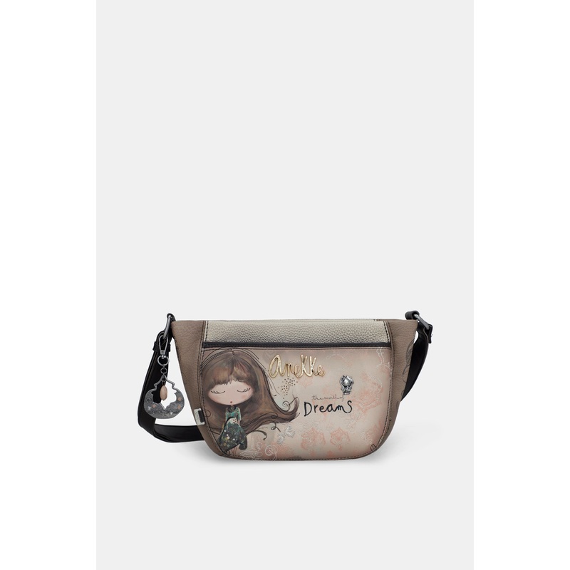 Real oval small crossbody bag