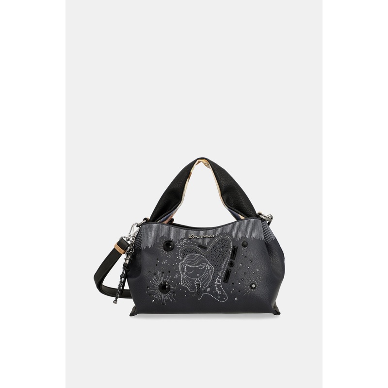 Studio navy blue 2-handle bag
