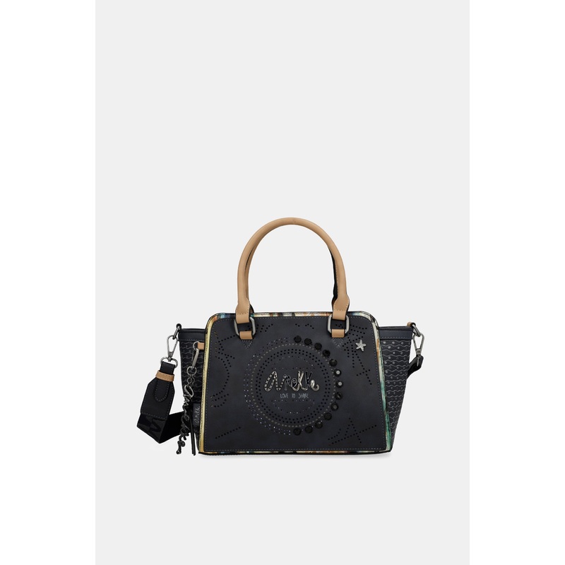Studio navy blue bowling bag
