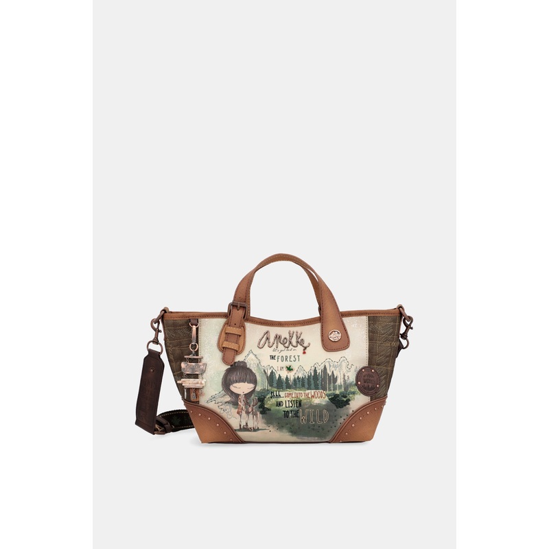 The Forest shoulder tote bag with shoulder strap