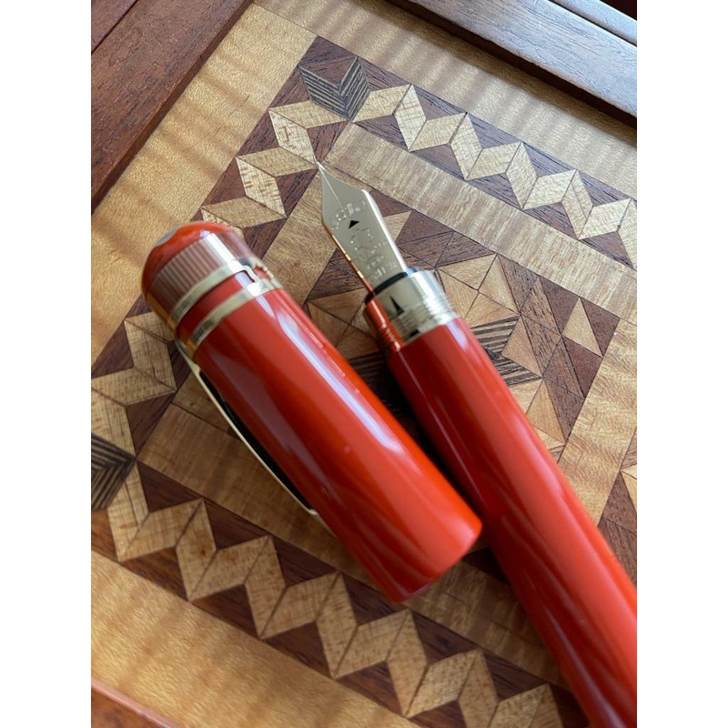 Montblanc Heritage 1914 LE 333 Coral Fountain Pen - 110371 - Largest Modern-Day Montblanc Ever Created!