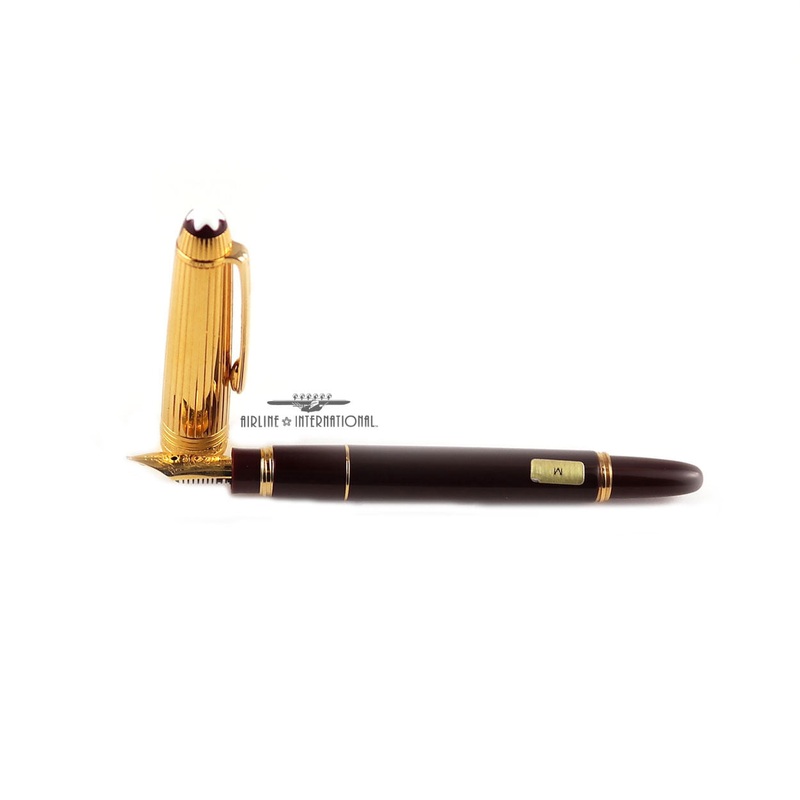 Montblanc Solitaire Doue Vermeil and Bordeaux Mozart Fountain- M