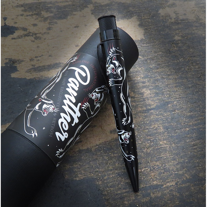 Retro 51 Big Shot Panther Pen and Sleeve Set | Airline International Exclusive