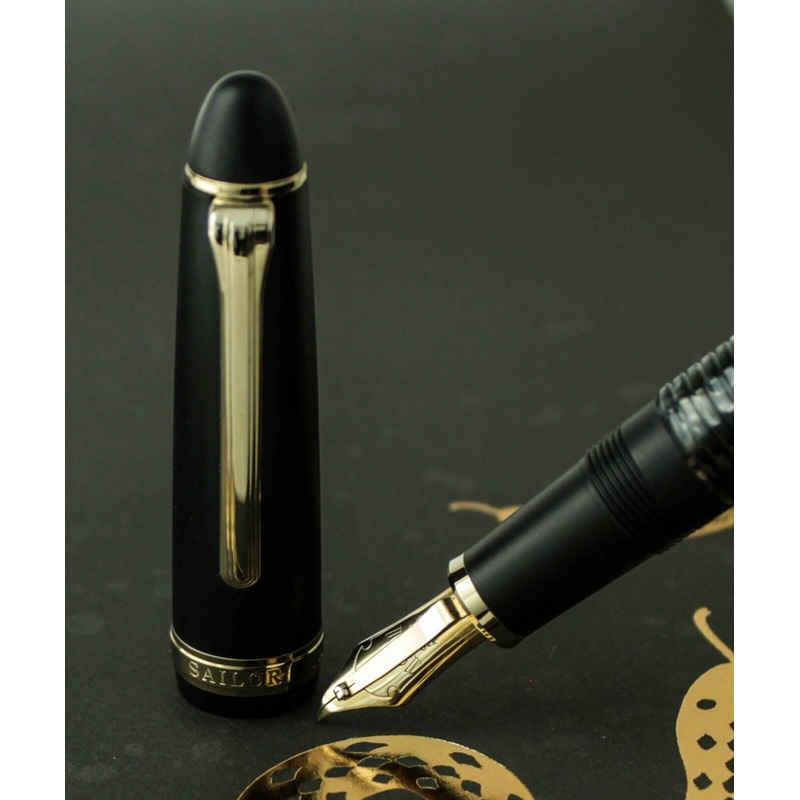 Sailor Profit 21k Long Mosaic Fountain Pen w/ Nagahara Concord Emperor Nib