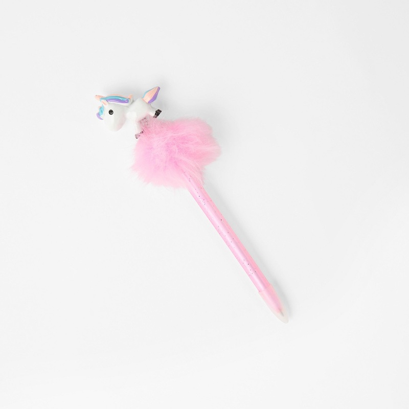 Accessorize London Fluffy Unicorn Pom Pen