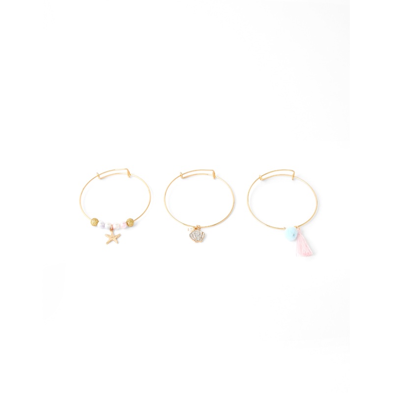 Accessorize London Pack Of 3 Mermaid Bangle Pack