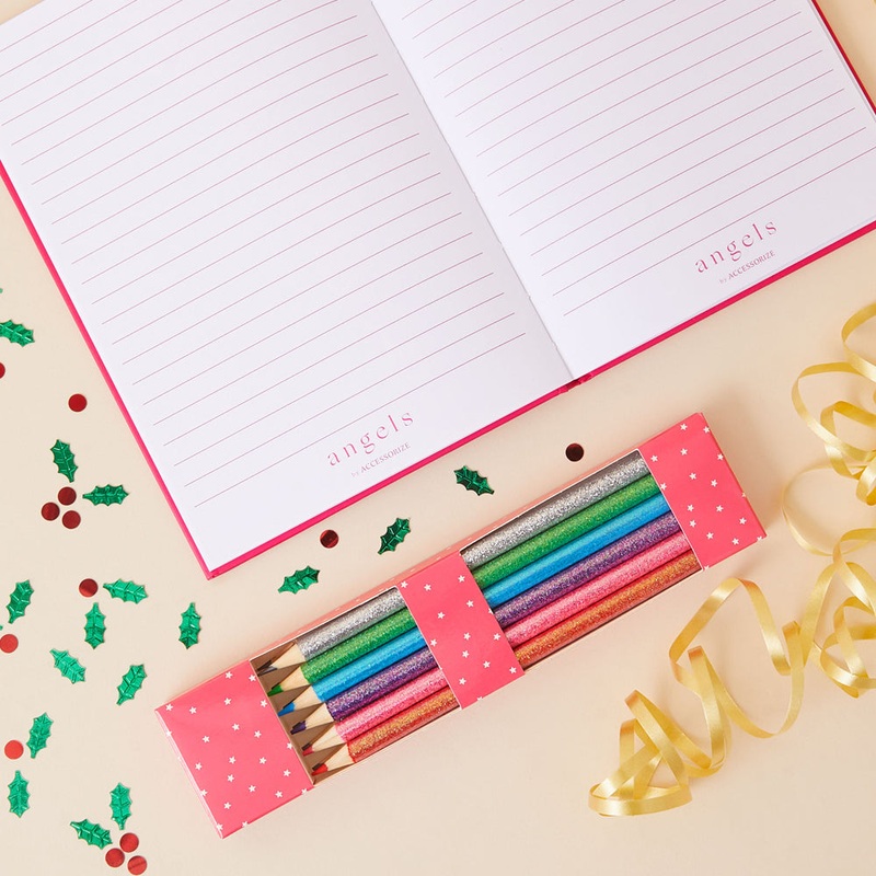 Accessorize London Girl's Multi Christmas Stationery Set Of 2