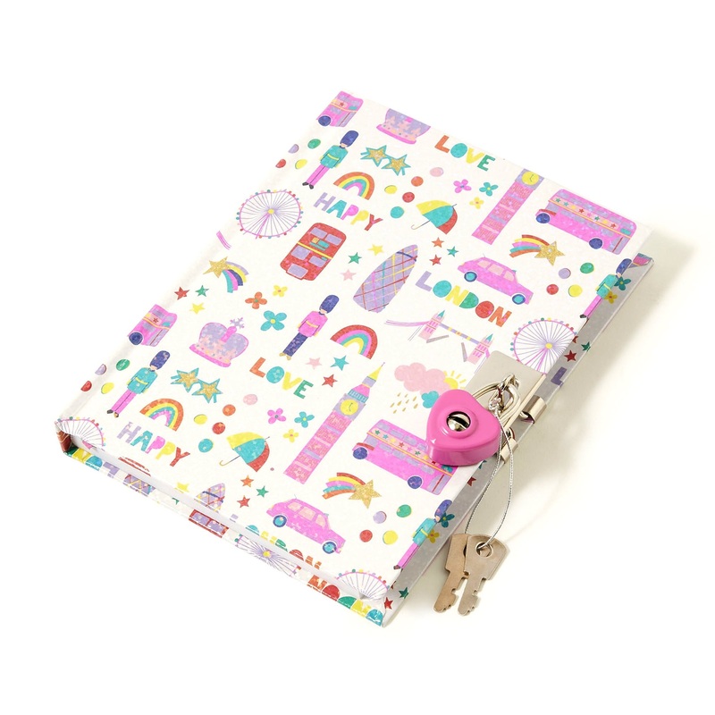 Angels London Lockable Journal