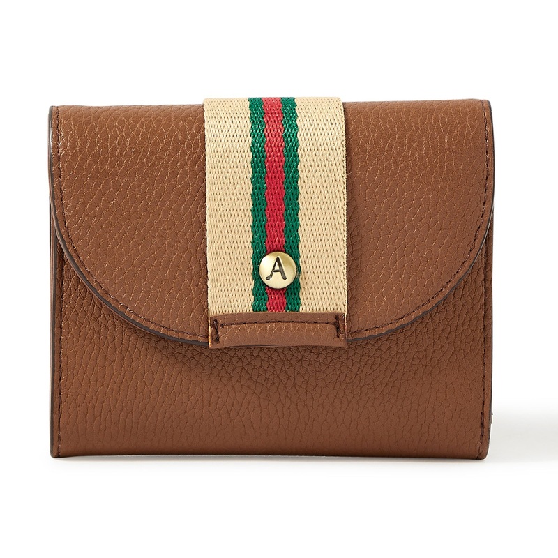 Accessorize London Women's Faux Leather Tan Cambridge Wallet