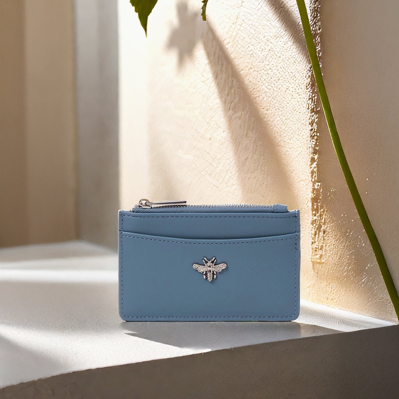 Blue Britney Bee Cardholder