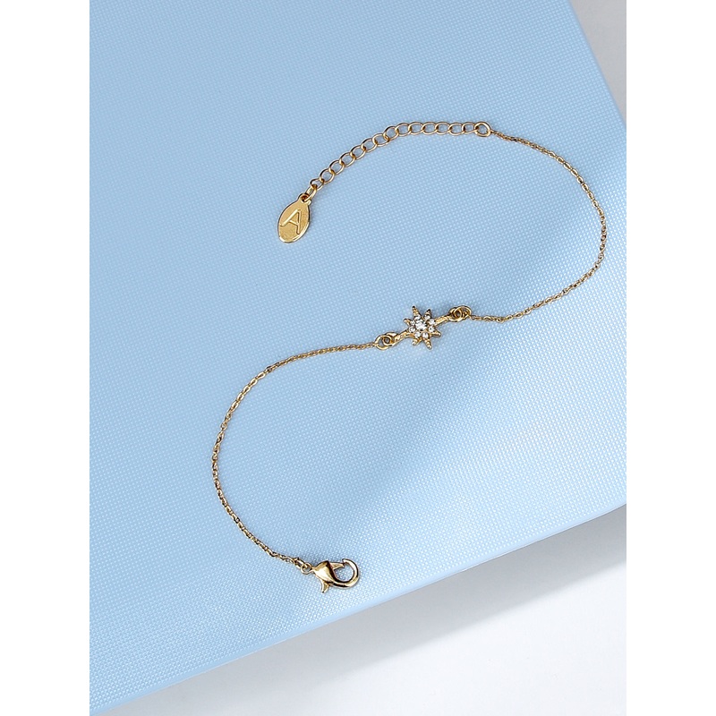 Accessorize London Women's Star Crystal Clasp Bracelet