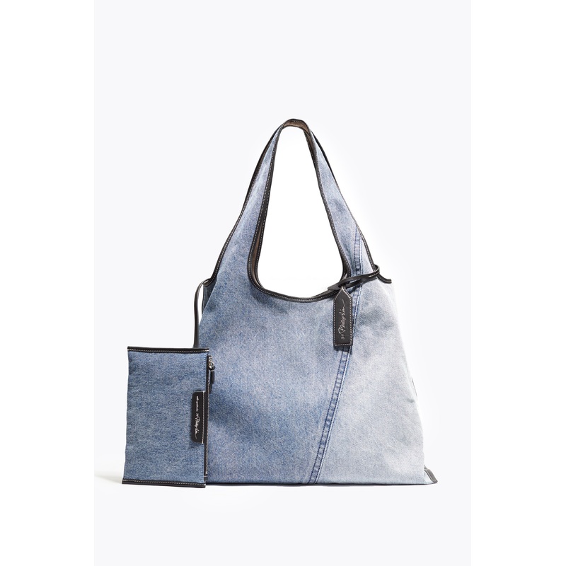Denim Market Tote
