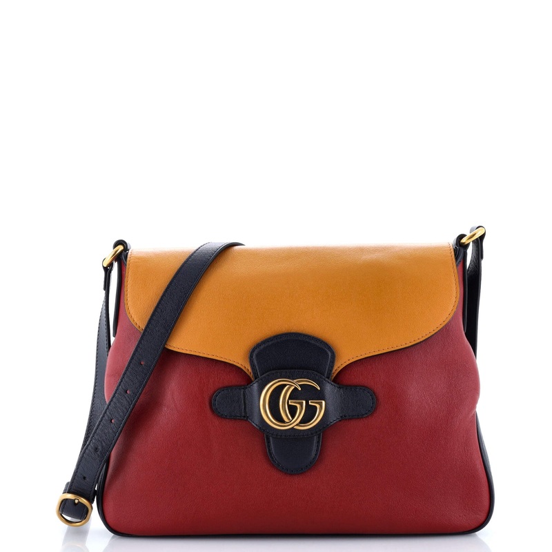 Dahlia Messenger Bag Leather Medium