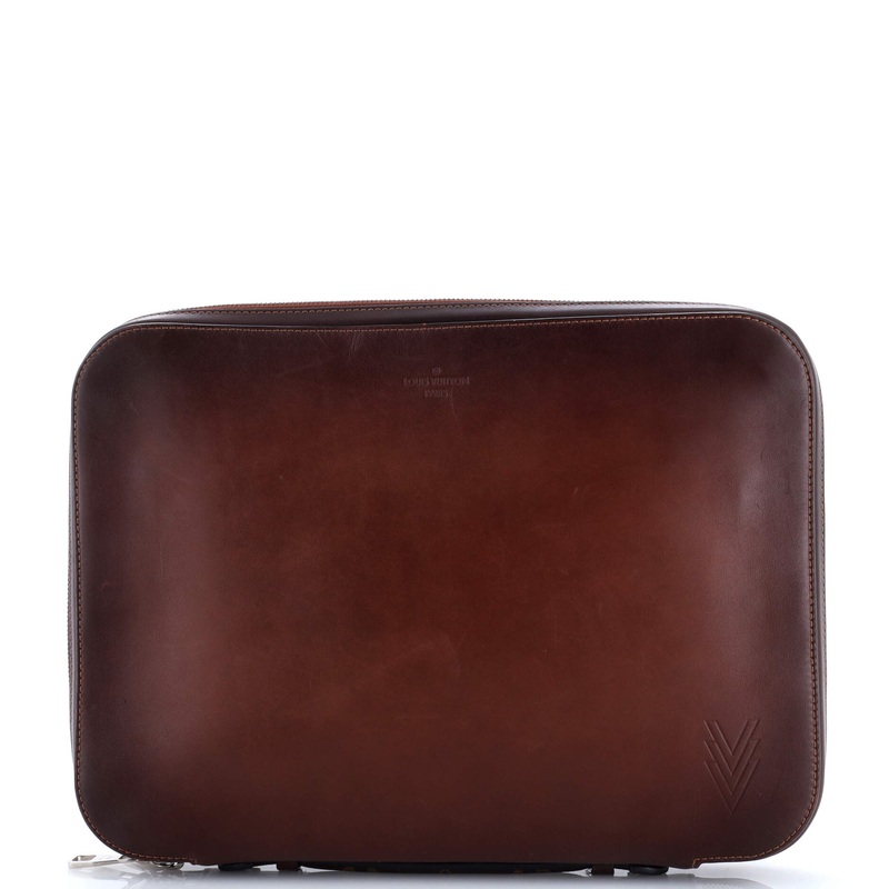 Dandy Compact Laptop Sleeve Ombre Calfskin