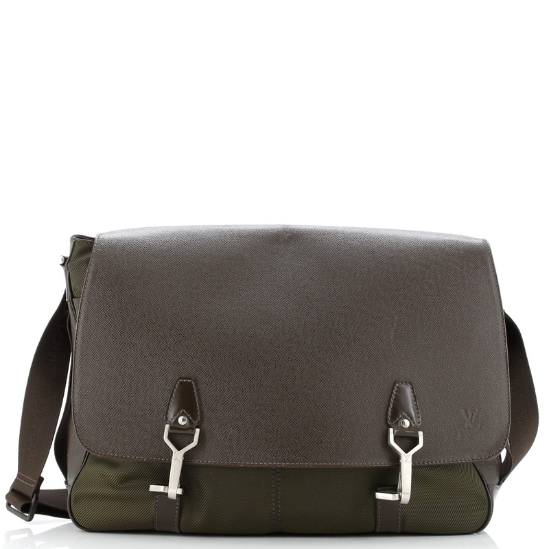 Dersou Bag Taiga Leather and Canvas