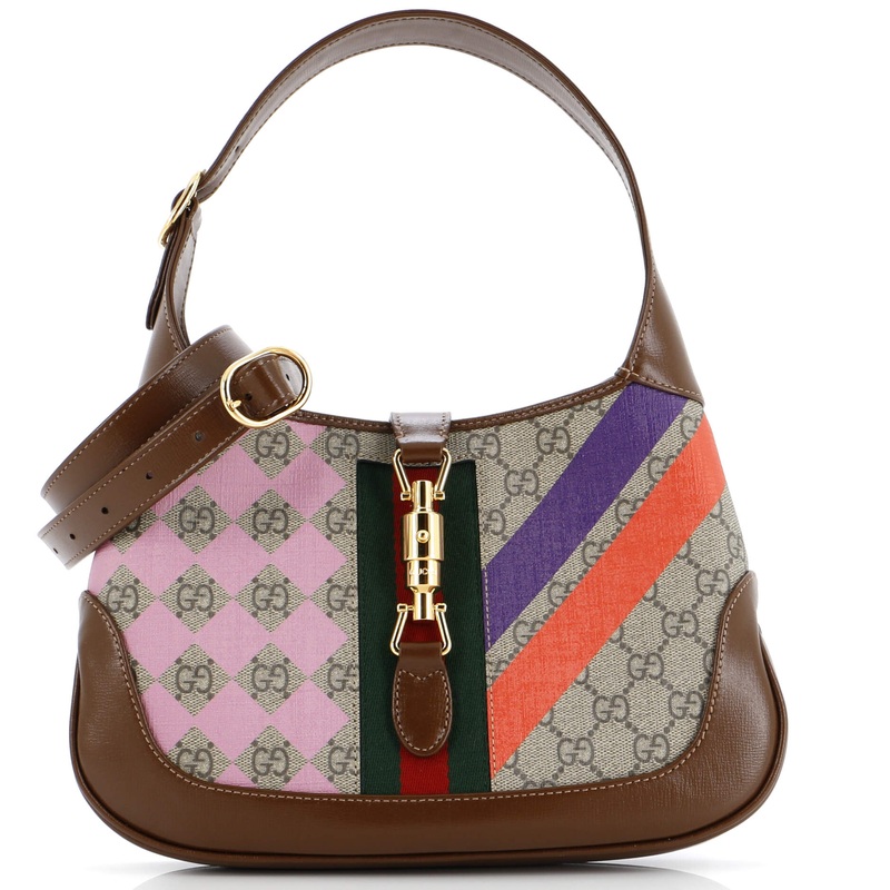Jackie 1961 Hobo Printed GG Coated Canvas Medium