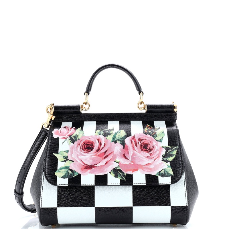 Miss Sicily Bag Printed Leather Medium