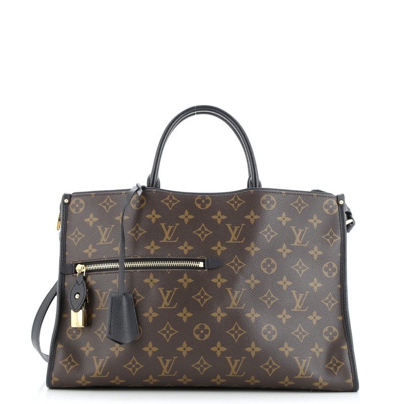 Popincourt NM Handbag Monogram Canvas with Leather MM