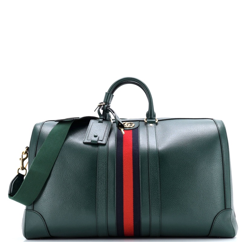 Savoy Web Convertible Duffle Bag Leather Large