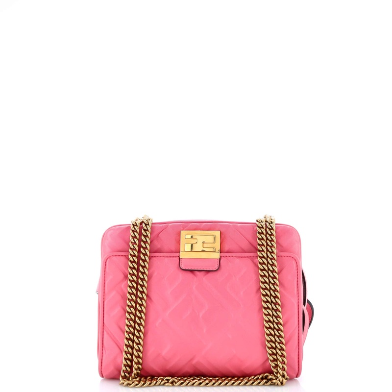 Upside Down Bag Zucca Embossed Leather