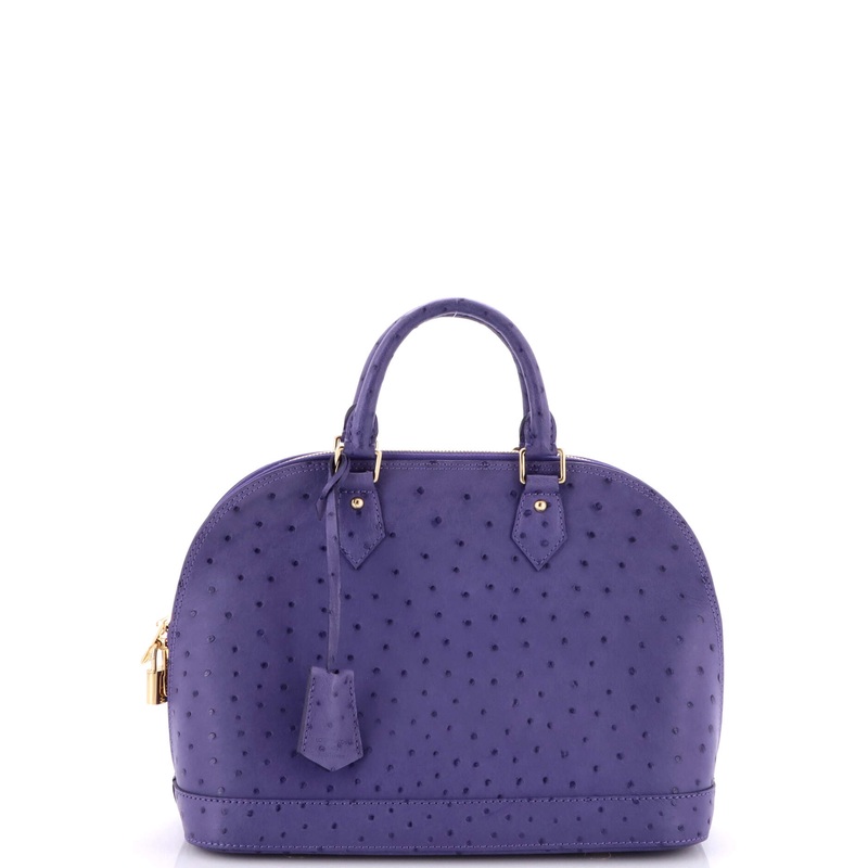 Alma Handbag Ostrich PM