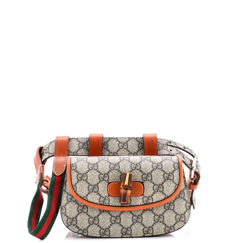 Bamboo 1947 Belt Bag GG Coated Canvas Mini