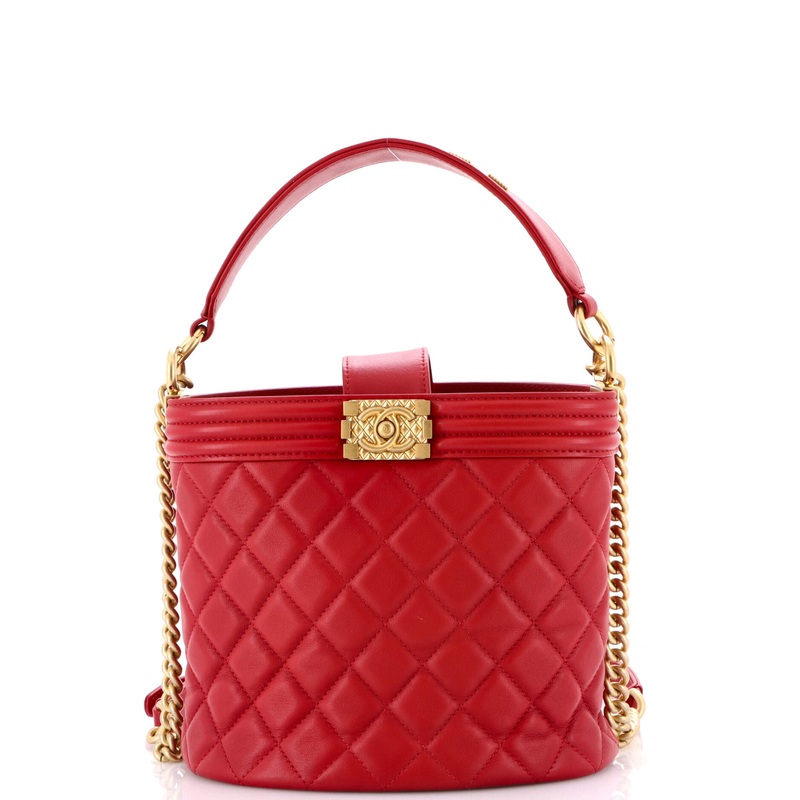 Boy Bucket Bag Quilted Calfskin Mini