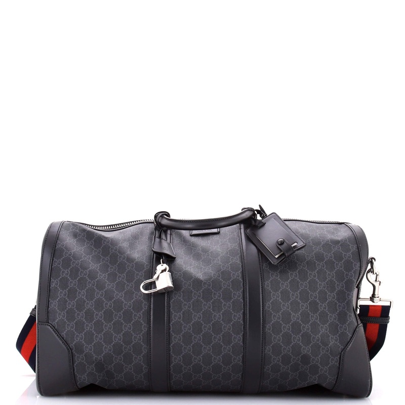 Convertible Duffle Bag GG Coated Canvas Large