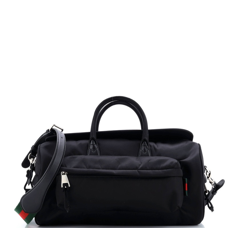 Convertible Front Pocket Duffle Bag Nylon Medium