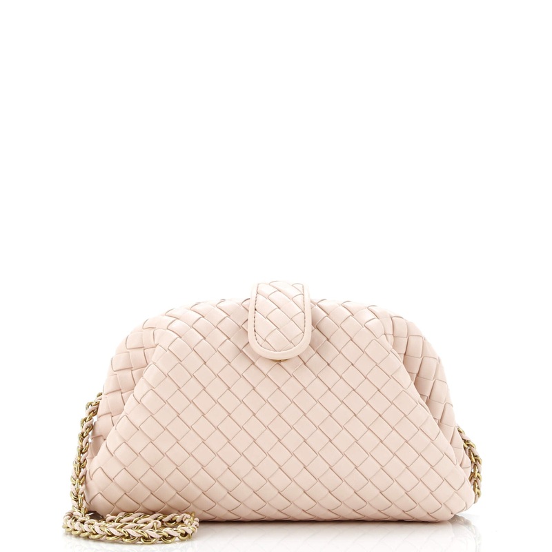 Lauren 1980 Clutch with Chain Intrecciato Nappa Teen