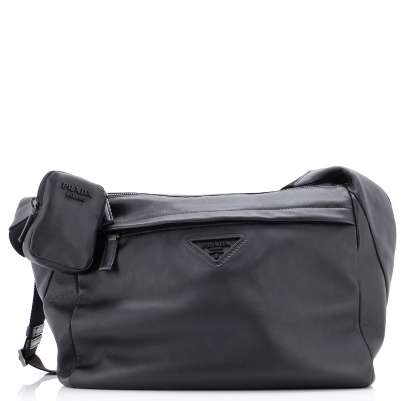 Re-Edition Zip Messenger Bag Leather Large