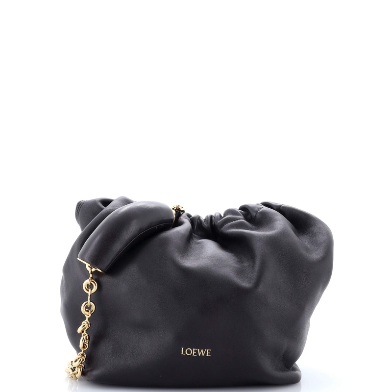 Squeeze Hobo Bag Leather Small