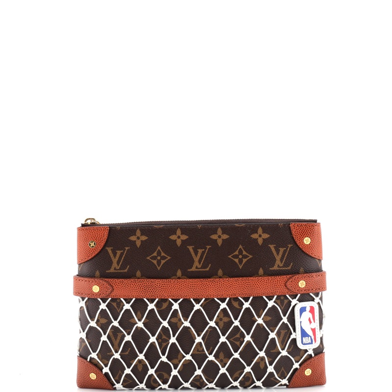 x NBA Net Flat Pouch Monogram Canvas