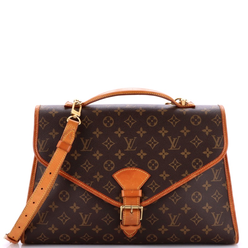 Beverly Briefcase Monogram Canvas MM