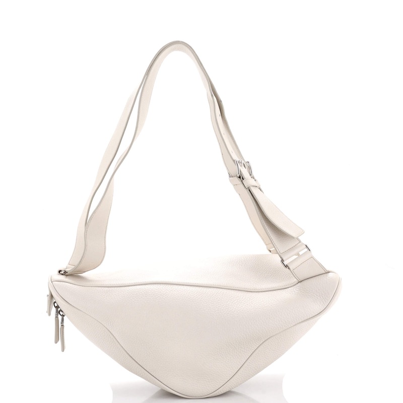 Triangle Zip Backpack Leather